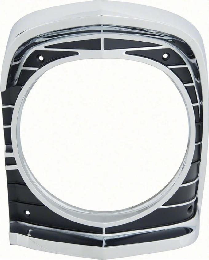 AMD Headlamp Bezel, LH, 67 Chevy II Nova K-3892281