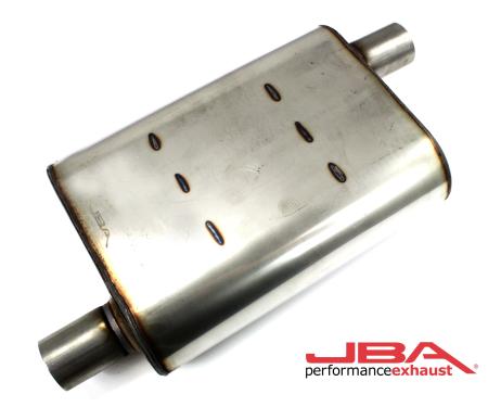 JBA Performance Exhaust Chambered 2" Muffler 304 SS Offset/Offset 40-201300