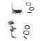 AMD Vent Window Handle Kit, Pair, 62-67 Chevy II Nova; 61-67 Chevelle A-Body X561-3062-S