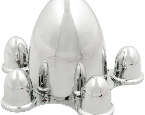 Coker Tire Spider Cap Chrome 5x5.5" bolt 5013-T