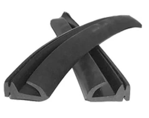 AMD Quarter Window Vertical Seals, Pair, 66-67 Chevy II Nova 2 Door Hardtop J-4033