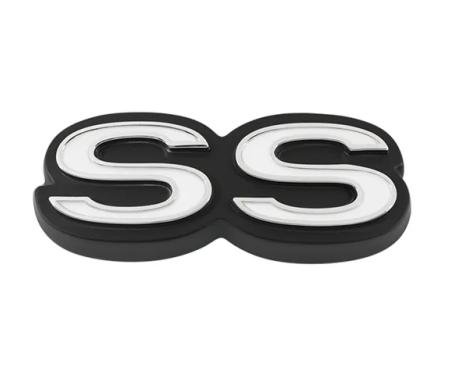 AMD Rear Body Emblem, "SS", 70-72 Nova T-3090