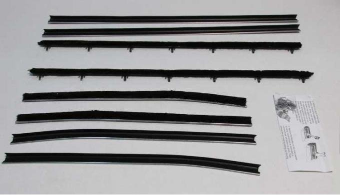 Montco Inc / Repops Window Felts, Inner & Outer (8pcs), 68-72 Chevy II Nova 2DR R-N142A