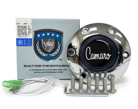 Auto Pro USA VSW 6-Bolt Steering Wheel Horn Button STE1009CHR
