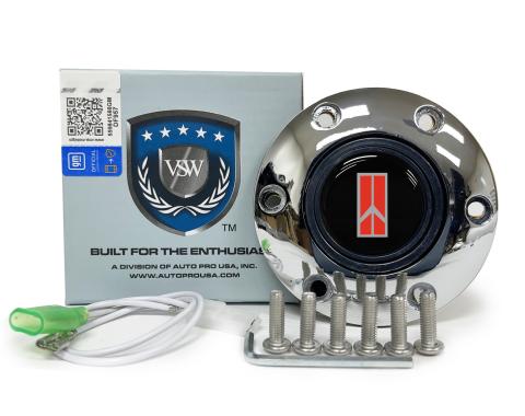 Auto Pro USA VSW 6-Bolt Steering Wheel Horn Button STE1012CHR