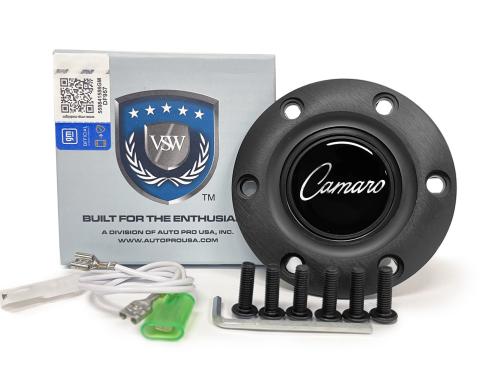 Auto Pro USA VSW 6-Bolt Steering Wheel Horn Button STE1027BLK