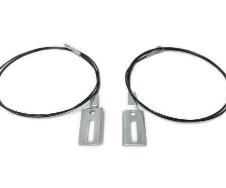 Auto Pro USA 1962-1963 Chevrolet Chevy II Convertible Top Cable, 36 3/4 in., Pair CCT1012