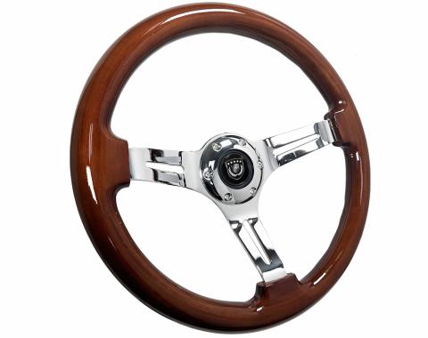 Auto Pro USA VSW 6-Bolt Wood Steering Wheel ST3011