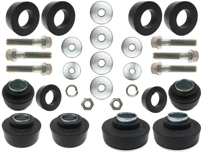 Auto Pro USA Body Mount Bushing And Hardware Set, Includes All Mounting Bushings, 18 Piece Hardware Set BM1018KIT