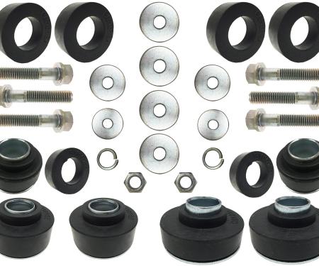 Auto Pro USA Body Mount Bushing And Hardware Set, Includes All Mounting Bushings, 18 Piece Hardware Set BM1018KIT