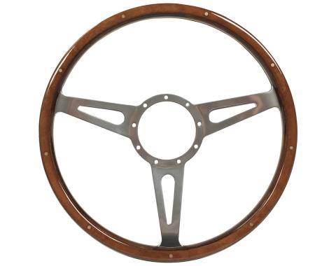 Auto Pro USA VSW 9-Bolt Classic Wood Steering Wheel ST3053