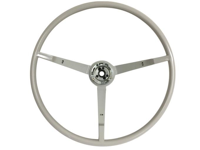 Auto Pro USA 1965-1966 Ford Mustang VSW OE Steering Wheel, White ST3034WHT