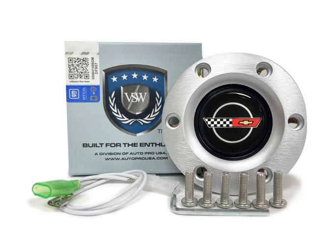 Auto Pro USA VSW 6-Bolt Steering Wheel Horn Button STE1042BRU