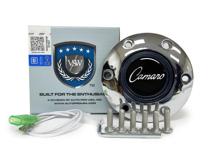 Auto Pro USA VSW 6-Bolt Steering Wheel Horn Button STE1027CHR