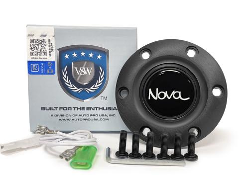 Auto Pro USA VSW 6-Bolt Steering Wheel Horn Button STE1034BLK