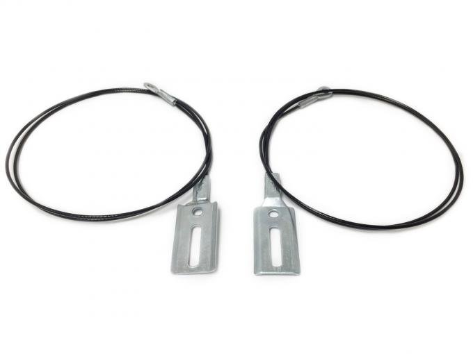 Auto Pro USA 1962-1963 Chevrolet Chevy II Convertible Top Cable, 36 3/4 in., Pair CCT1012