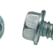 AMK 1964 Chevrolet Chevelle 2 piece H/L Ground Hex Washer Ab Screw, Tooth Washer G-5751