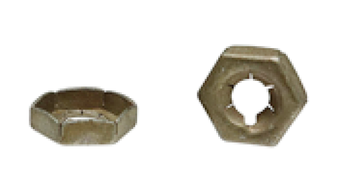 AMK 1966 Chevrolet Chevy II 14 piece Fender Mouldings - Std Nova Stamped Nuts Only ! G-6175