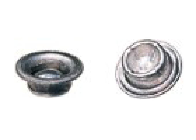 AMK 1964 Chevrolet Chevelle 2 piece Cowl Tag (Data Plate) Correct Upset Aluminum Rivets G-7900