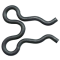 AMK 1964 Chevrolet Chevy II 9 piece Brake Cables & Brackets Retainers, Hex C Screws, Nuts G-6017