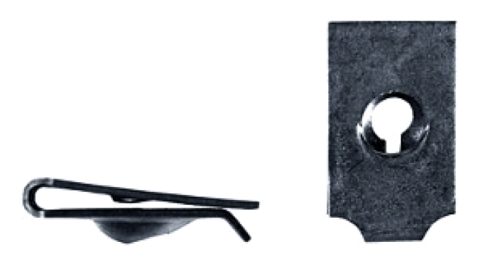 AMK 1971 Chevrolet Nova 6 piece Radiator Fan Shroud S Clips, Hex Flat Sems Spring Nuts G-6386