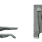 AMK 1964 Chevrolet Chevy II 5 piece Antenna (Fr) Bracket Hex Washer & Panhead Pn Ab Screws, Spr Nuts G-6127