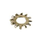 AMK 1968 Chevrolet Camaro 2 piece Instrument Cluster Ground Hex Washer Ab Screw, Tooth Washer G-4853