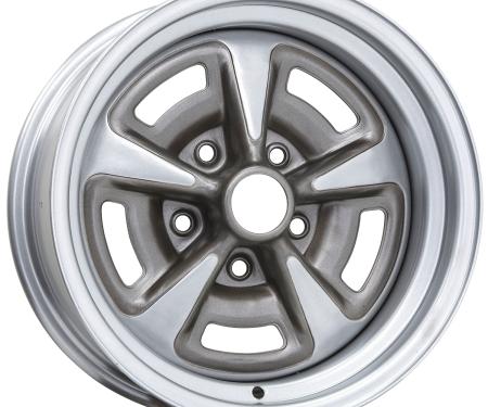 Wheel Vintiques 15x8 Pontiac Rallye II Silver 5x4.75" bolt 4" backspace 60-583404