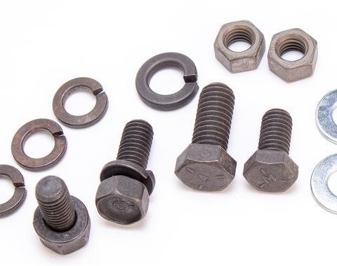 Redline Restomotive® 1968 Camaro / Nova 13 Piece 396 Big Block Power Steering Pump Mounting Hardware Set