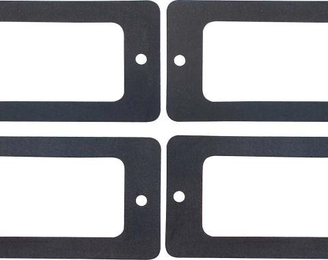 Redline Restomotive® 1968-1969 Camaro / Nova / Impala / Chevelle 4 Piece Side Marker Bezel Gasket Set