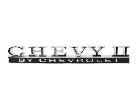 AMD Trunk Emblem, CHEVY II BY CHEVROLET, 68 Chevy II Nova T-3070