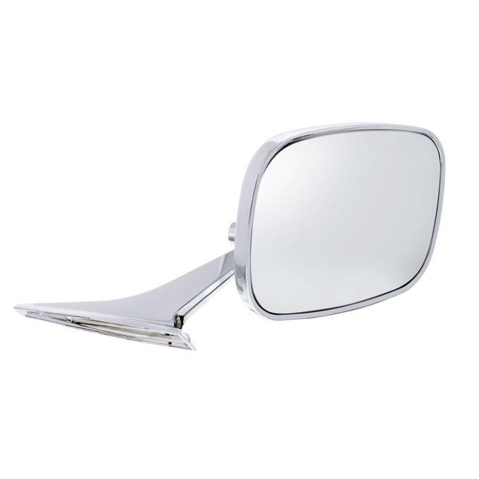 United Pacific Rectangular Exterior Mirror w/Convex Mirror Glass For 1968-72 Chevy Passenger Car - R/H 110295