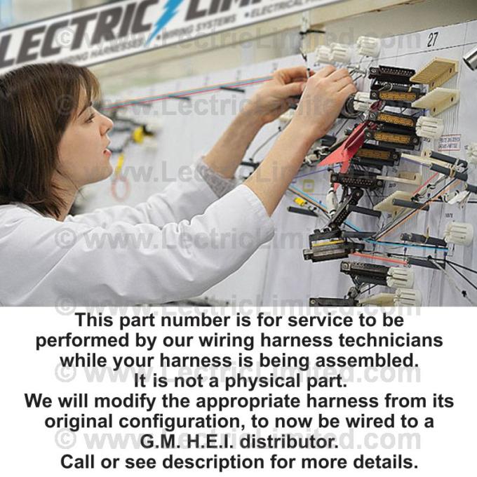 Lectric Limited 1952-1974 Buick / Cadillac / Chevrolet / GMC / Oldsmobile / Pontiac Wire Harness Modification: Conversion to h.e.i. 34590