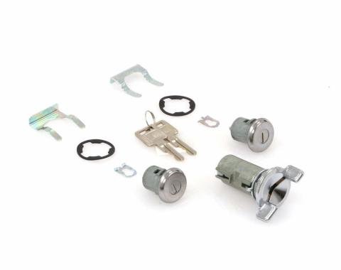 AMD Ignition-Door Lock Cylinder Set, 79 Nova 79-81 Firebird 78-87 Chevy GMC CK Truck X462-4078-3S