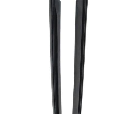 AMD Quarter Window Vertical Weatherstrips, Pair, 66-67 Chevy II Nova 2DR Coupe K-K447