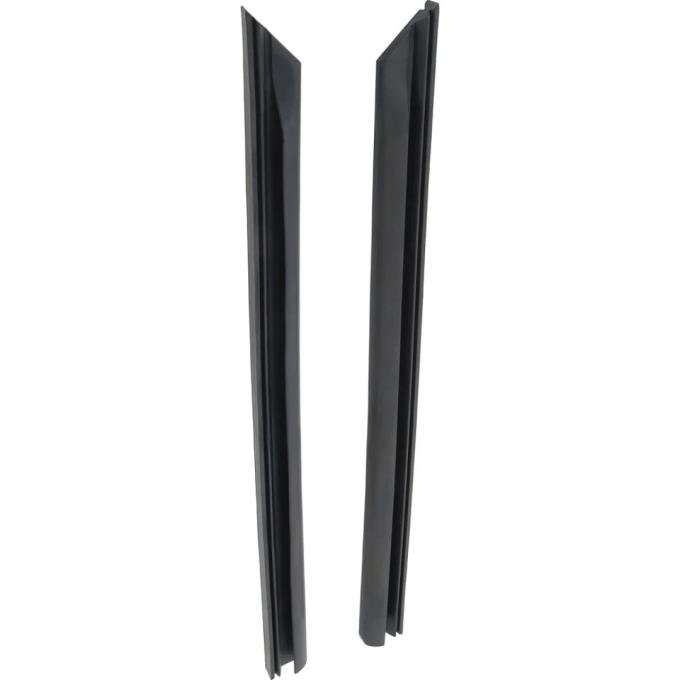 AMD Quarter Window Vertical Weatherstrips, Pair, 66-67 Chevy II Nova 2DR Coupe K-K447