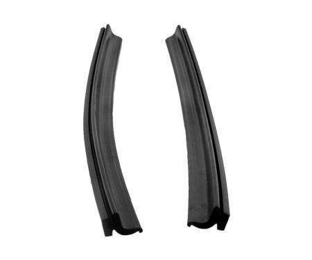 Metro Moulded Parts 1962-1965 Chevrolet Chevy II Rear Roll-Up Quarter Window Seals, for 2-Door Hardtop VS 4-X