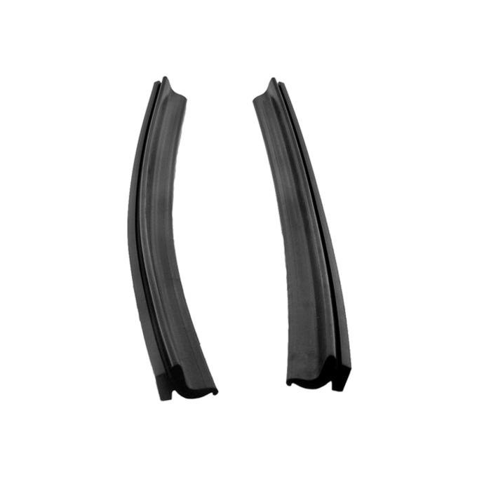 Metro Moulded Parts 1962-1965 Chevrolet Chevy II Rear Roll-Up Quarter Window Seals, for 2-Door Hardtop VS 4-X