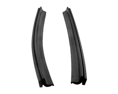 Metro Moulded Parts 1962-1965 Chevrolet Chevy II Rear Roll-Up Quarter Window Seals, for 2-Door Hardtop VS 4-X
