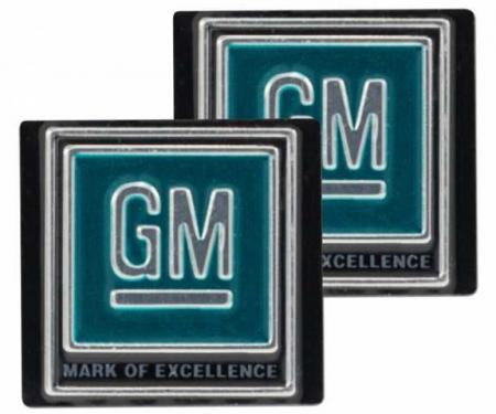 Nova Decal, Seat Belt Buckle, GM Mark Of Excellence, 1968-1972