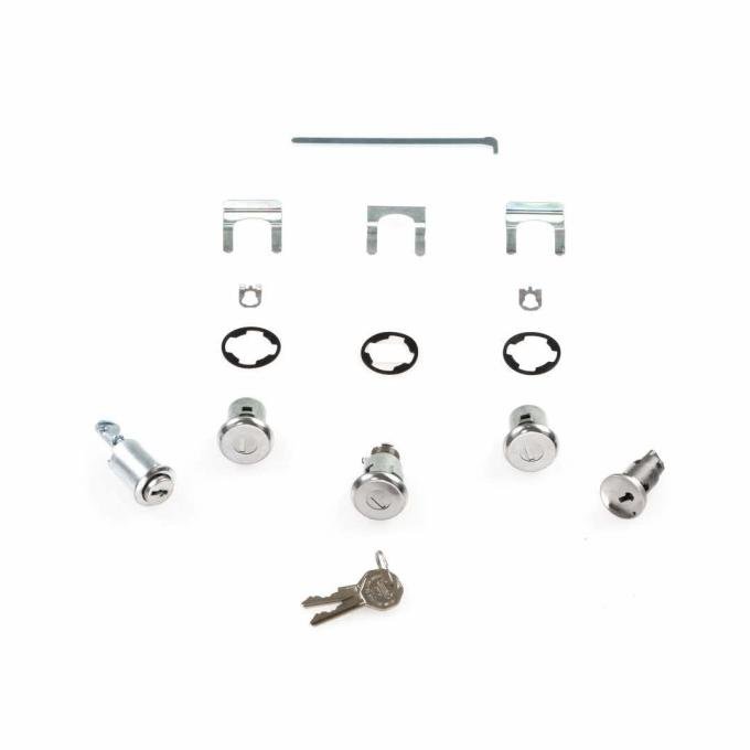 AMD Complete Lock Set, 66-67 Chevy II Nova 67 Camaro Firebird X996-3066-S