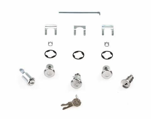 AMD Complete Lock Set, 66-67 Chevy II Nova 67 Camaro Firebird X996-3066-S