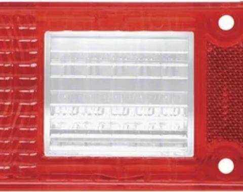 AMD Tail Lamp Lens, LH (late 71 with large Backup Lens), 71-72 Nova K-5964513