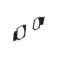 AMD Headlamp Bezels, Black, Pair, 68 Chevy II Nova SS X145-3068-1P