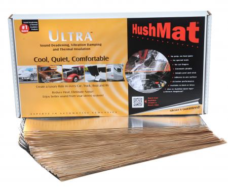 HushMat Bulk Kit - Silver Foil with Self-Adhesive Butyl-30 Sheets 12" x 23" ea 58 sq ft 10501