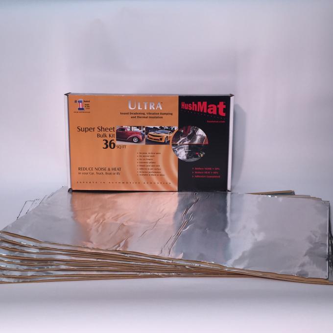 HushMat Super Bulk Kit - Silver Foil with Self-Adhesive Butyl-1 Sheet 18" x 32" ea 10801
