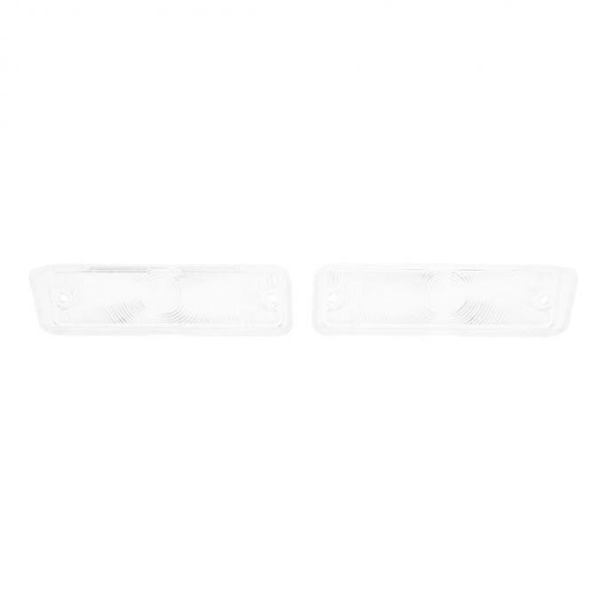 Trim Parts 1966-67 Chevrolet Chevy II/Nova Clear Parking Light Lens, Pair A3046C