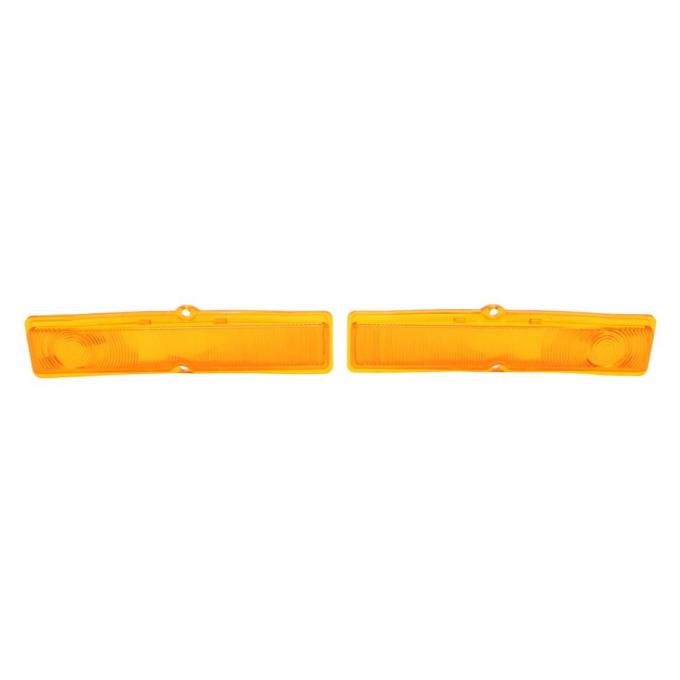 Trim Parts 1962-64 Chevrolet Chevy II/Nova Amber Parking Light Lens, Pair A3044