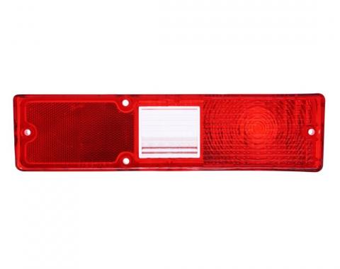 Trim Parts Late 1971-72 Nova Passenger Side Tail Light W/Large Back Up Light Lens, Each A3063