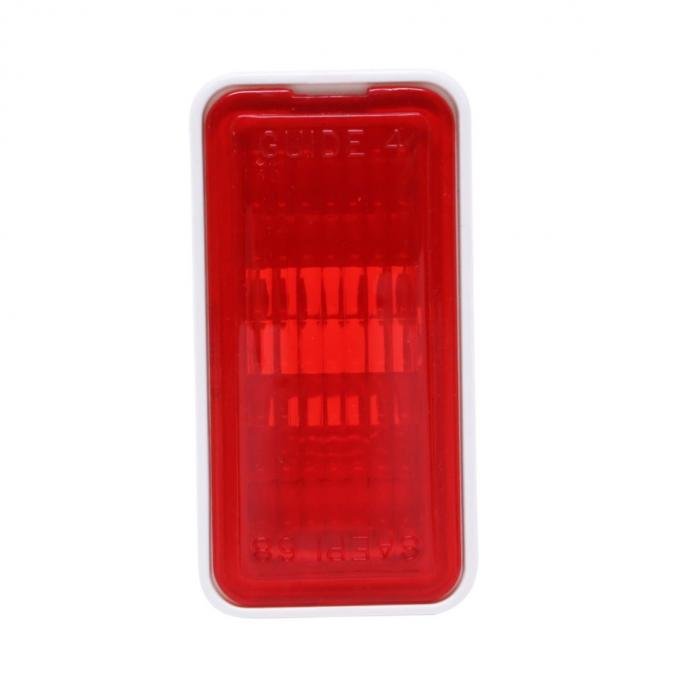 Trim Parts 1968-69 GM Full Size Car/El Camino Red Rear Marker Light Assembly, Each A3072